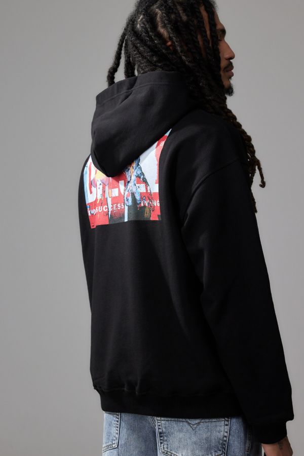 Slide View: 4: Diesel Black S-Boxt-Hood-N8 Hoodie 