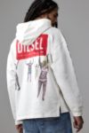 Thumbnail View 4: Diesel - Sweat à capuche S-Boxt-Hood-N1 blanc