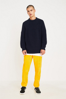 yellow champion track pants