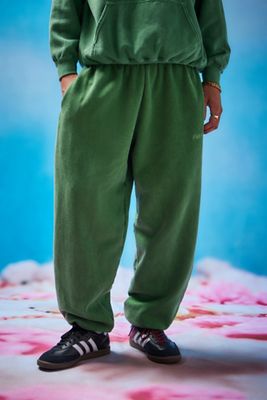 iets frans... Green Big Embroidered Joggers