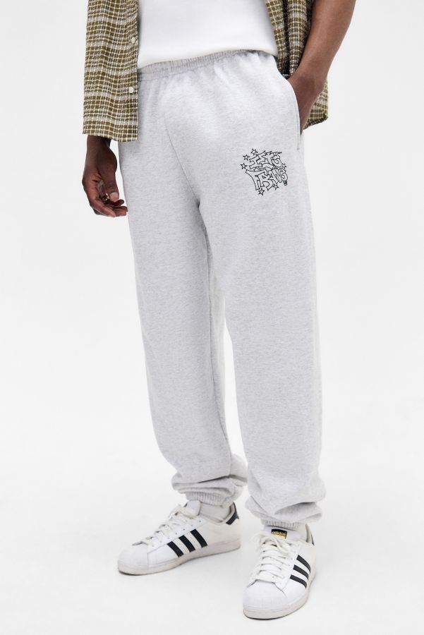 Slide View: 3: iets frans... Graffiti Cuffed Joggers