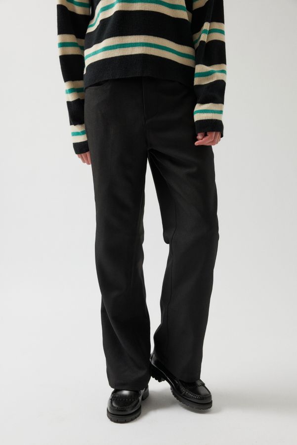 Slide View: 1: UO Polly twill Bootcut Trousers