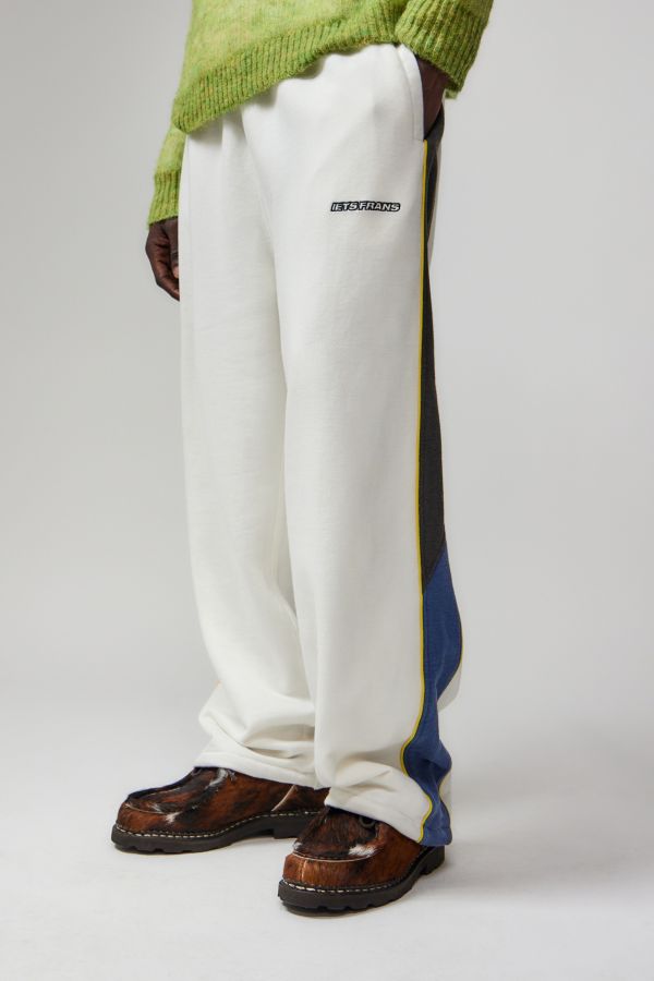 Slide View: 1: iets frans... Ecru Panelled Harri Baggy Joggers