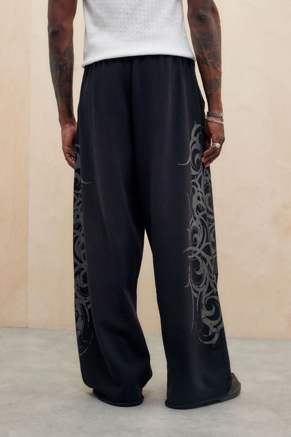 Vista diapositiva: 4: Jaded London Joggers Mostro Tatuaggio Nero Lavato