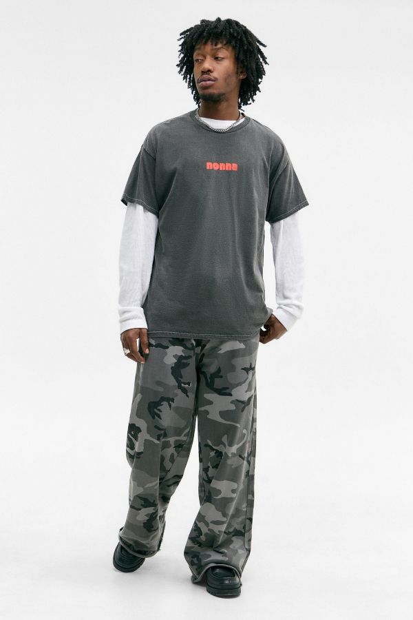 Slide View: 2: Jaded London Black Camo Monster Joggers