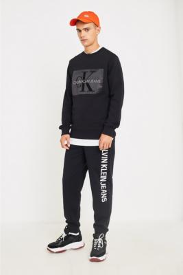 calvin klein side logo joggers