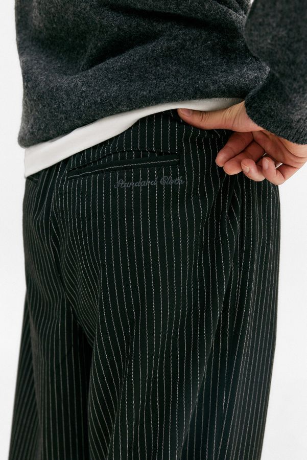 Slide View: 3: Standard Cloth Black Pinstripe Trousers