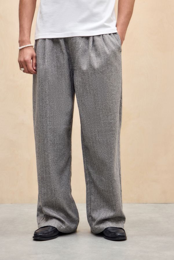 Slide View: 1: Pantalon de costume gris UO