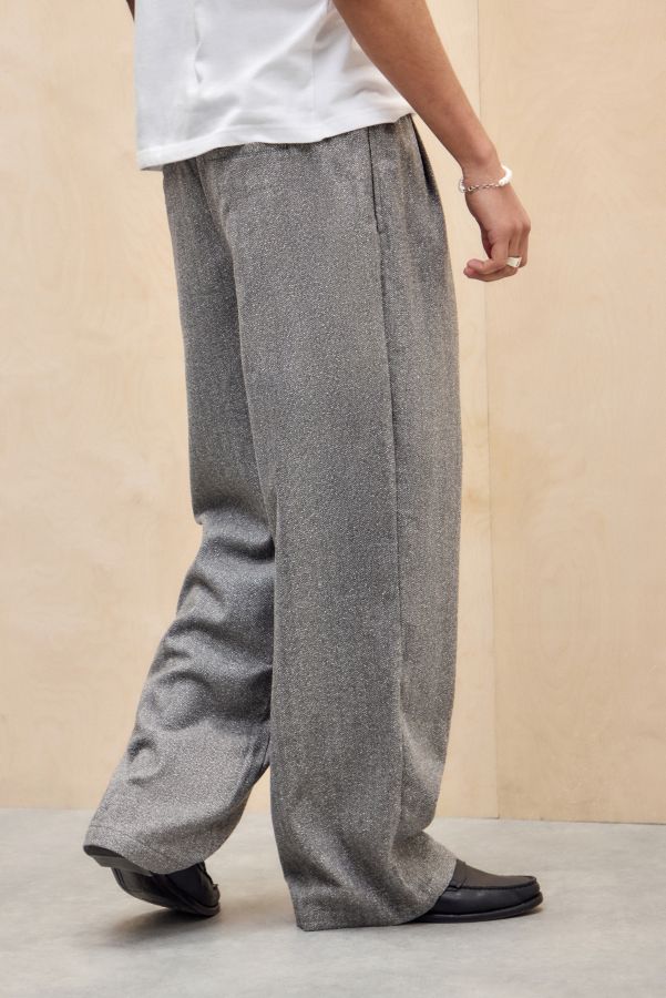 Slide View: 4: Pantalon de costume gris UO