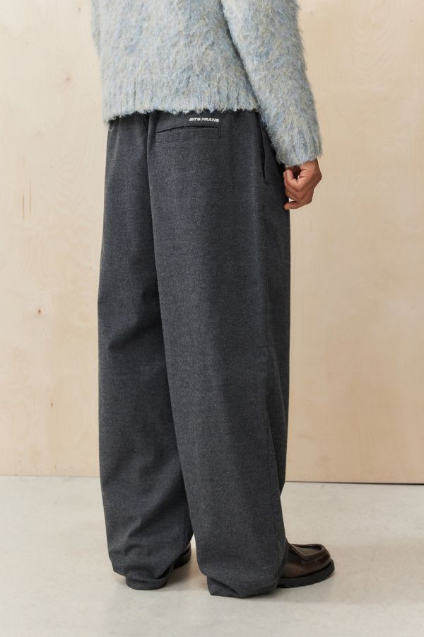 Slide View: 3: iets frans... Pantalons de jogging Harri en jersey gris intelligent