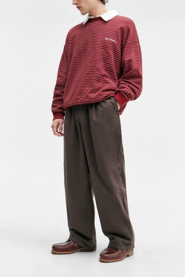 Slide View: 1: iets frans... Brown Harri Chino Trousers