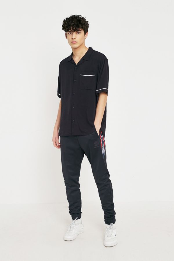 Reebok Franchise Black Track Pants | Urban Outfitters UK