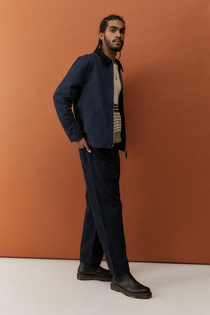 Albam Navy Utility Work Trousers Urban Outfitters UK