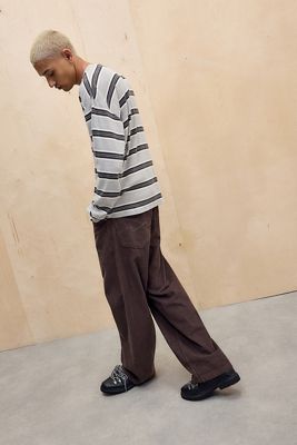 Pantalon en velours côtelé Temp Surf Co Brown Big Day