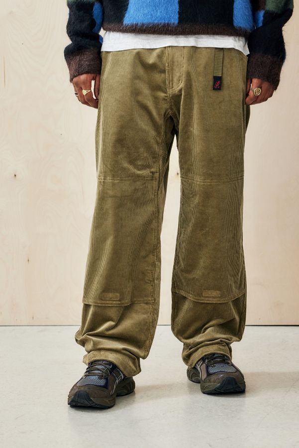 Slide View: 1: Gramicci Green Laurel Corduroy Trousers