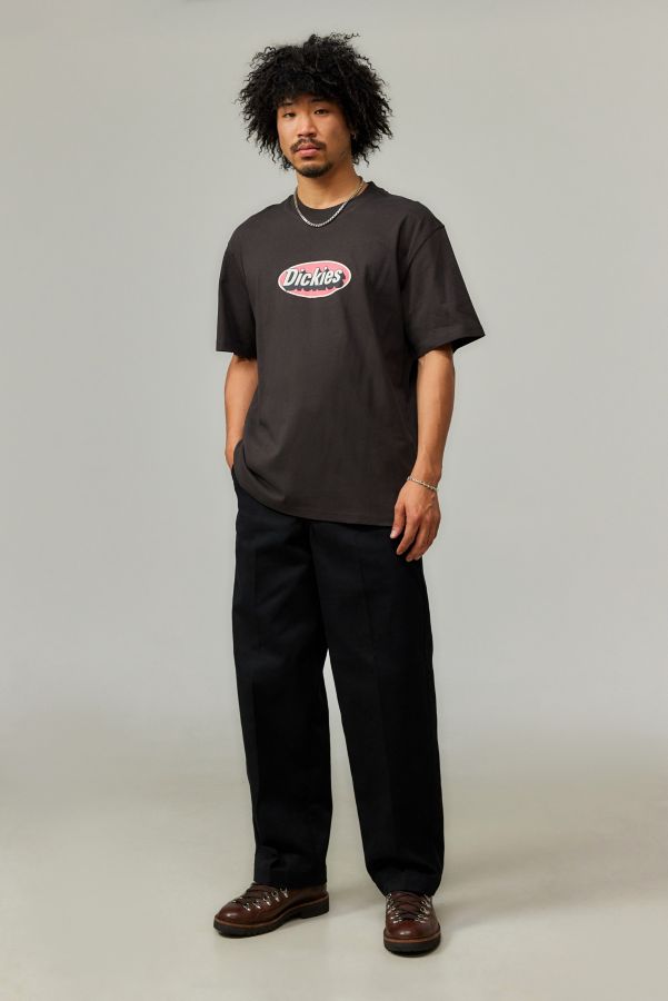 Slide View: 2: Dickies Black Wide Work Pants