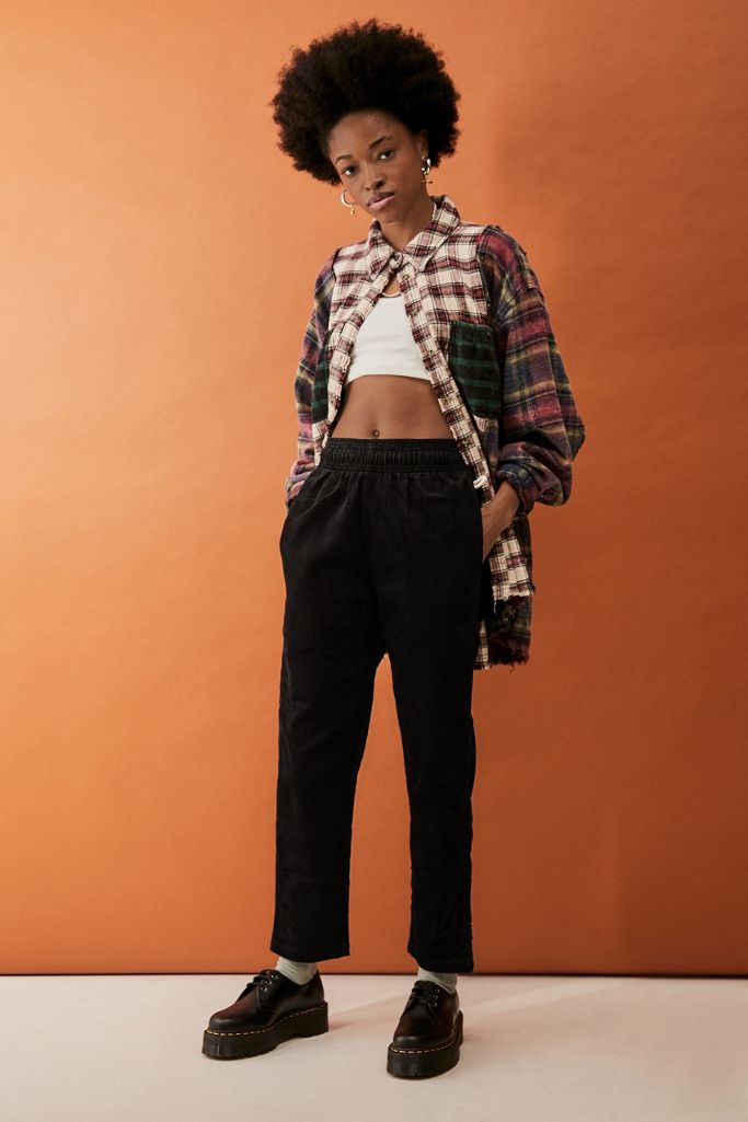 Cookman Black Corduroy Chef Pants Urban Outfitters UK