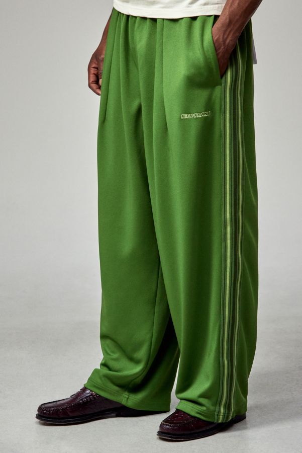 Slide View: 1: iets frans... Green Tricot Track Pants