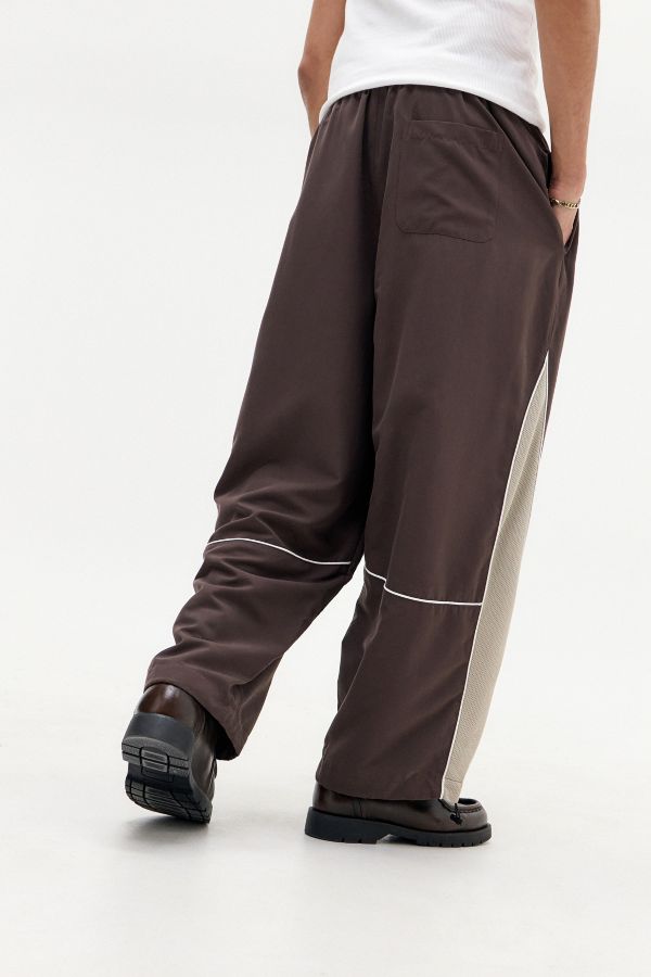 Slide View: 3: iets frans... Brown Harri Microfibre Track Pants