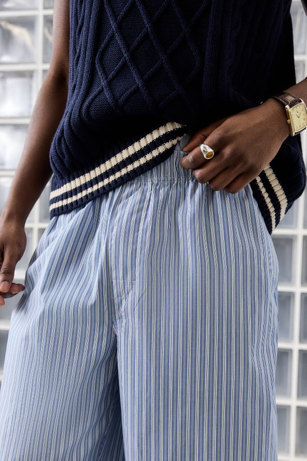 Slide View: 2: Loom Stripe Boxer Pants