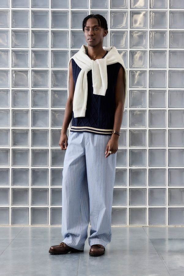 Slide View: 3: Loom Stripe Boxer Pants