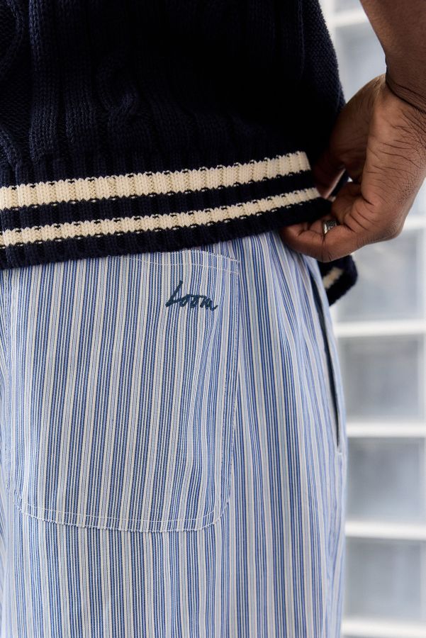 Slide View: 5: Loom Stripe Boxer Pants