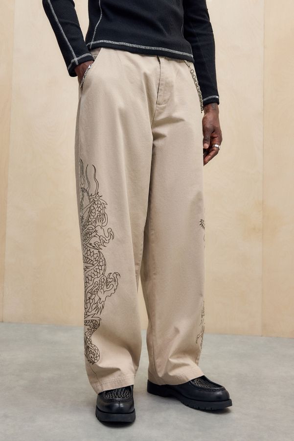 Vista diapositiva: 2: Pantaloni Ed Hardy UO Exclusive Sand Dragon Outline