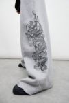 Thumbnail View 5: Ed Hardy UO Exclusive Grey Dragon Wide Leg Joggers