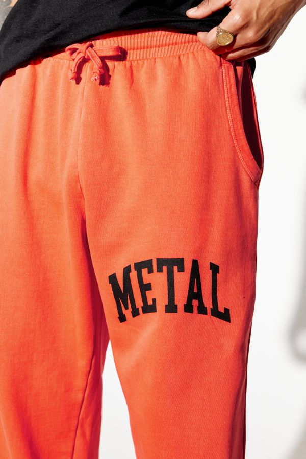 Slide View: 2: KERRANG! – Jogginghosen „Metal“ in Acid-Orange