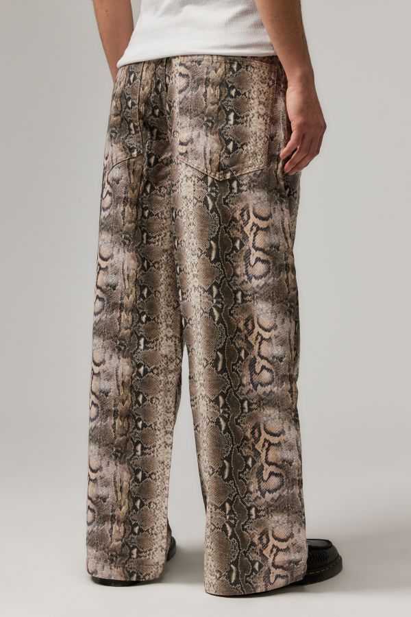 Slide View: 3: Jaded London Snake Print Jeans