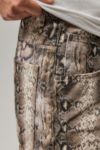 Thumbnail View 4: Jaded London Snake Print Jeans