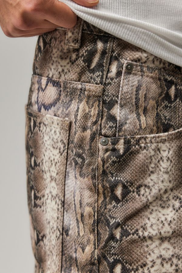 Slide View: 4: Jaded London Snake Print Jeans