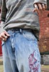 Thumbnail View 4: Jaded London Layered Tribal XL Colossus Jeans