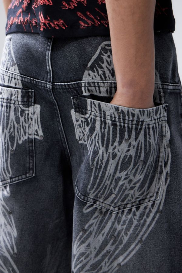 Slide View: 3: Jeans Jaded London Noir Ethereal Colossus