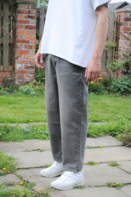 vintage grey jeans