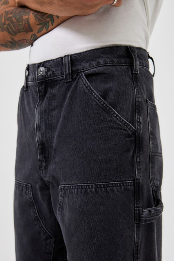 Slide View: 2: BDG Cillian Carpenter Washed Black Jeans