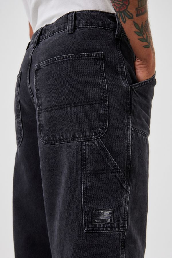 Slide View: 4: BDG Cillian Carpenter Washed Black Jeans