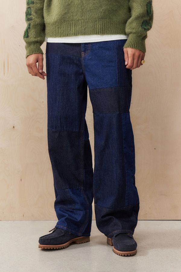 Slide View: 1: BDG Jack Rinse Patchwork Jeans