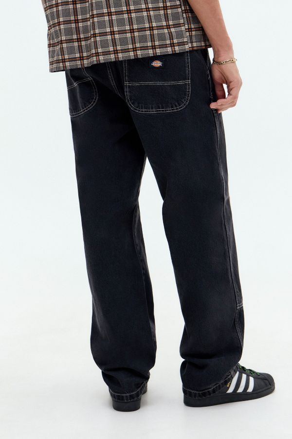 Vista diapositiva: 6: Pantaloni Denim Madison Neri Lavati Dickies