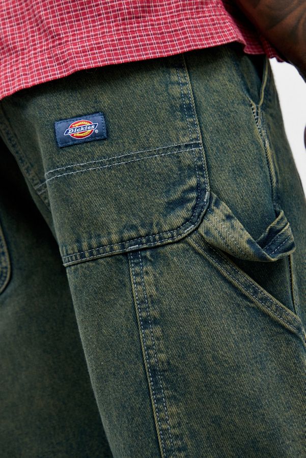 Slide View: 2: Dickies Green Tone Faded Loose Jeans