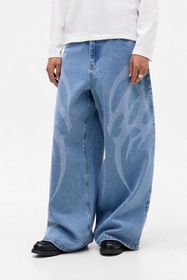 Basic Pleasure Mode Silas Troy Wide Leg Jeans