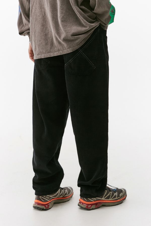 Slide View: 4: HOMEBOY Black Corduroy X-Tra Baggy Pants