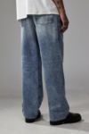 Visualizzazione miniature 3: Diesel Jeans dritti 2001 D-Macro con lavaggio chiaro