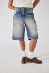 Vista en miniatura 6: Shorts de Mezclilla de Lavado Medio Fila x BDG