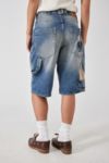 Vista en miniatura 11: Shorts de Mezclilla de Lavado Medio Fila x BDG