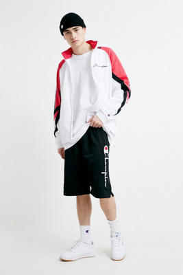 champion script jersey shorts