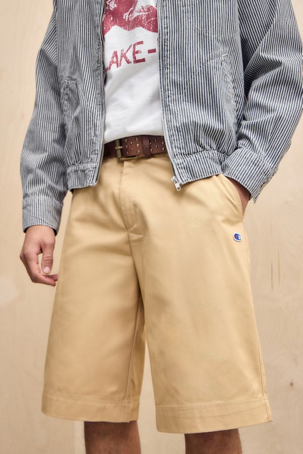 Slide View: 1: Champion Khaki Cargo Bermuda Shorts