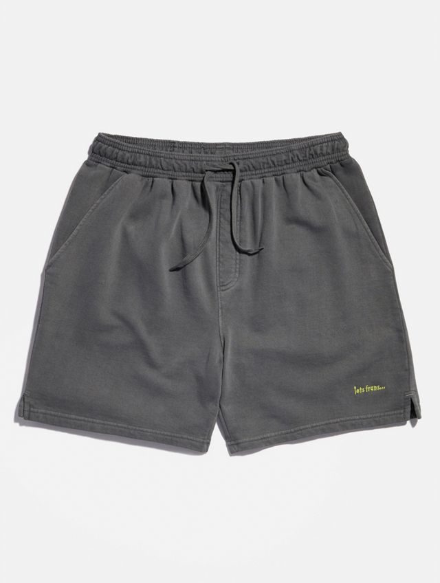iets frans… – Shorts in verwaschenem Schwarz | Urban Outfitters DE