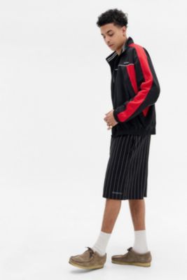 iets frans... Black Harri Pinstripe Jogger Shorts