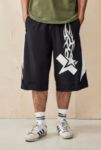 Thumbnail View 1: Jaded London Schwarz Asteroid Basketball Shorts